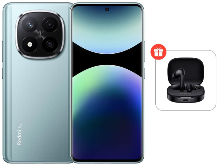 Смартфон Xiaomi Redmi Note 14 Pro+ 5G 12/512Gb Frost Blue + подарок купить,NaN