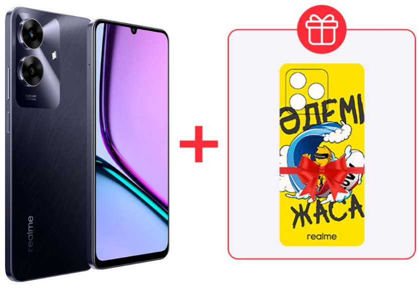 Смартфон Realme Note 60 4/128Gb Marble Black + подарок купить,NaN
