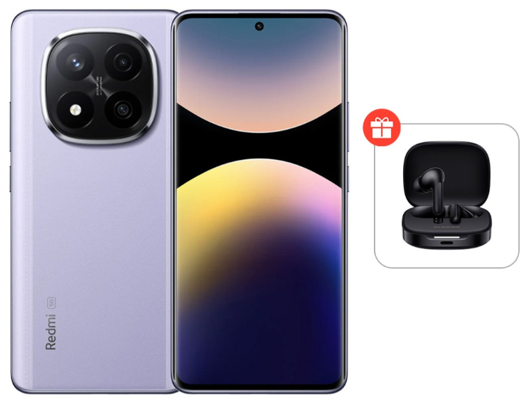 Смартфон Xiaomi Redmi Note 14 Pro+ 5G 12/512Gb Lavender Purple + подарок купить,NaN