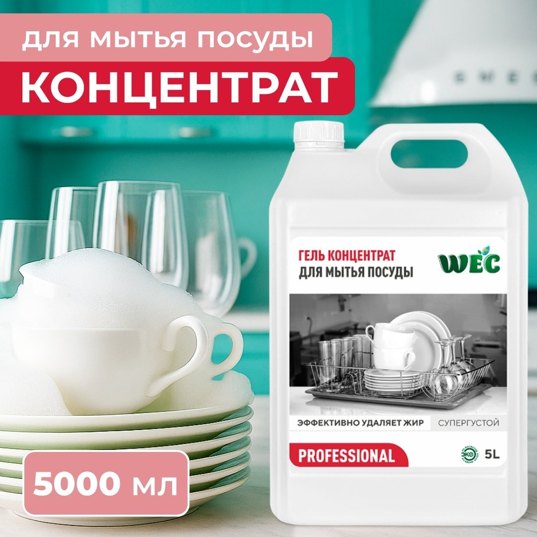 WEC гель Gin Professional 5 л 5 кг