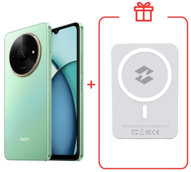 Смартфон Redmi A3x 3/64Gb Aurora Green (Ocean Green) + подарок купить,NaN