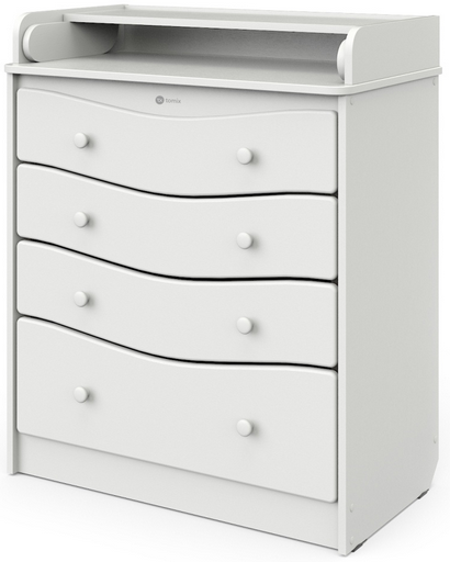 Комод Tomix Cameron 80x45x98 см белый