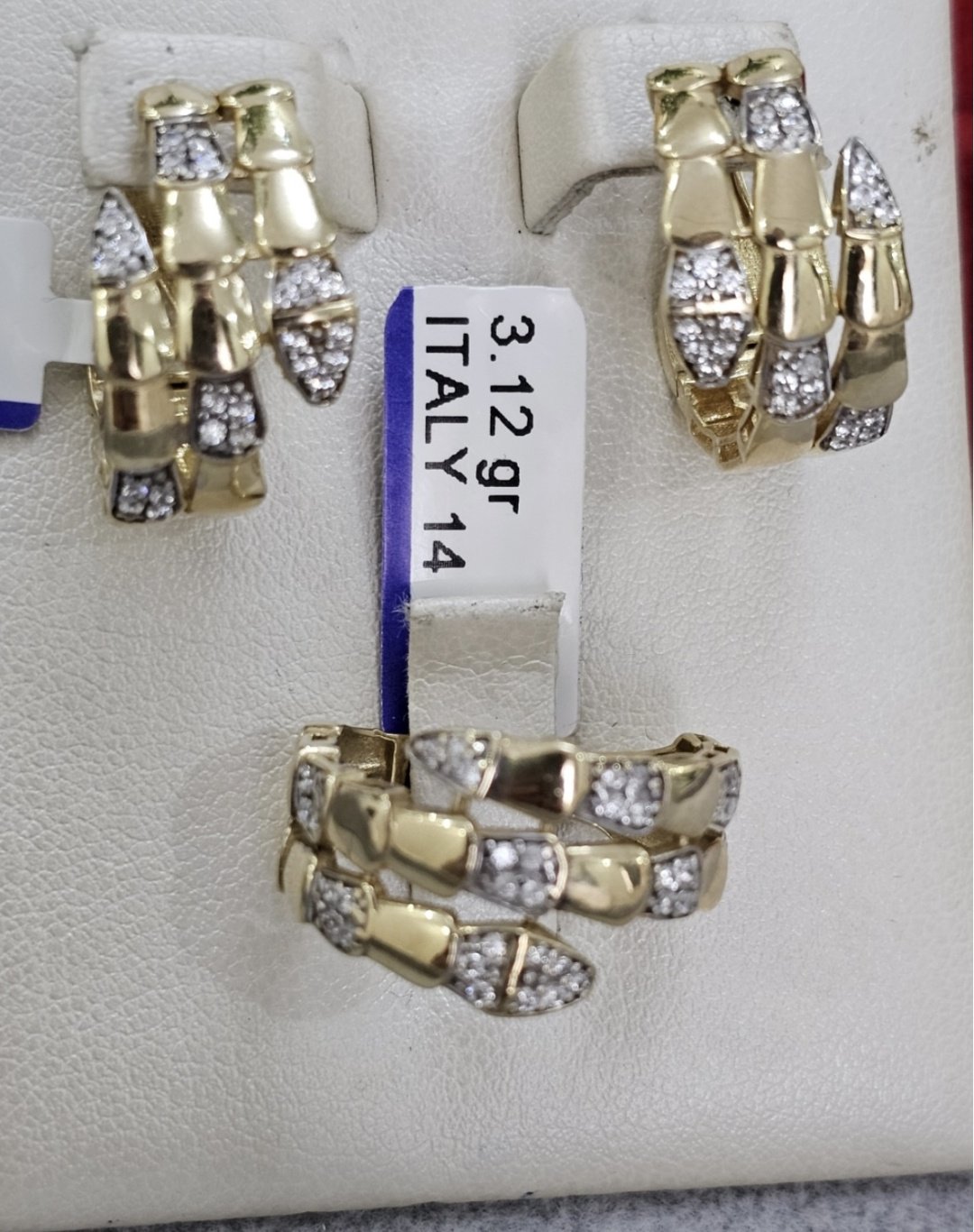 Exclusive Gold Aij232 вес 9.18 г золото, цирконий купить,684950