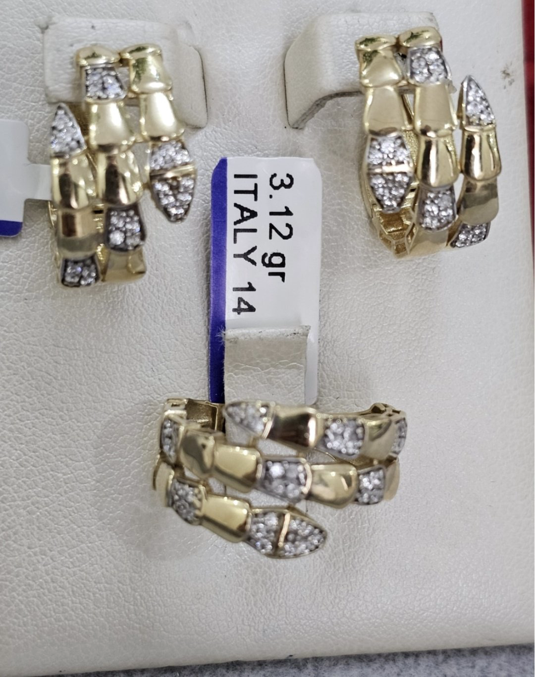 Exclusive Gold Aij232 вес 9.18 г золото, цирконий купить,684950