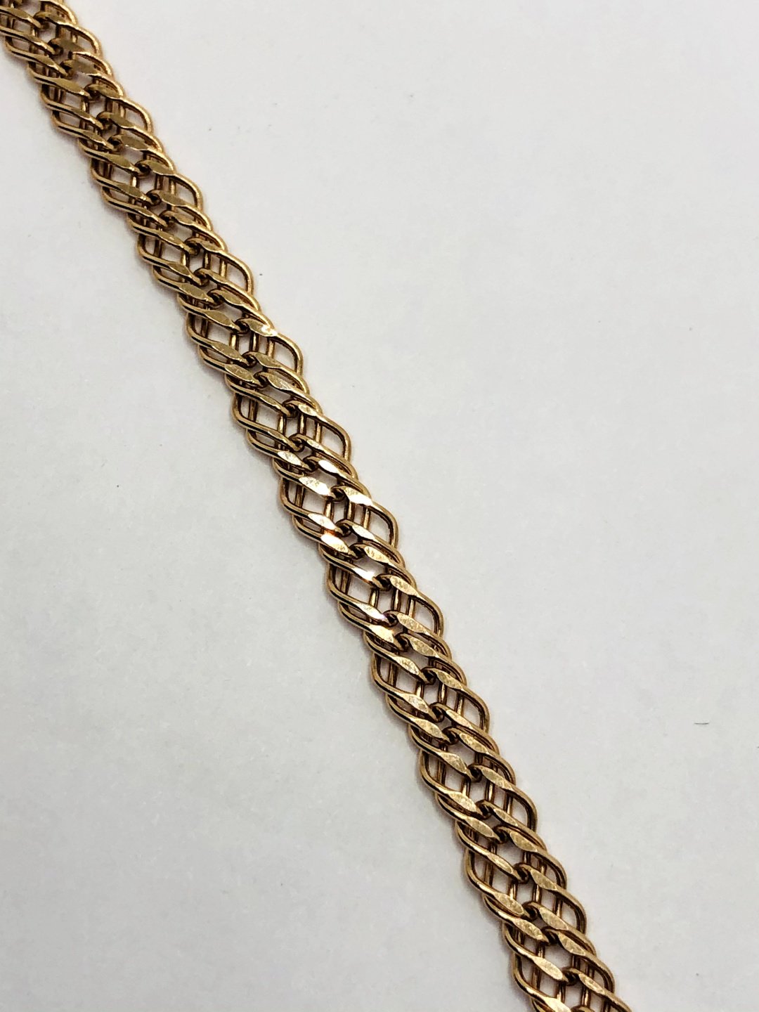 Браслет NN GOLD NN-82/112 длина 19 см, вес 2.94 г золото, плетение тройной ромб купить,216950