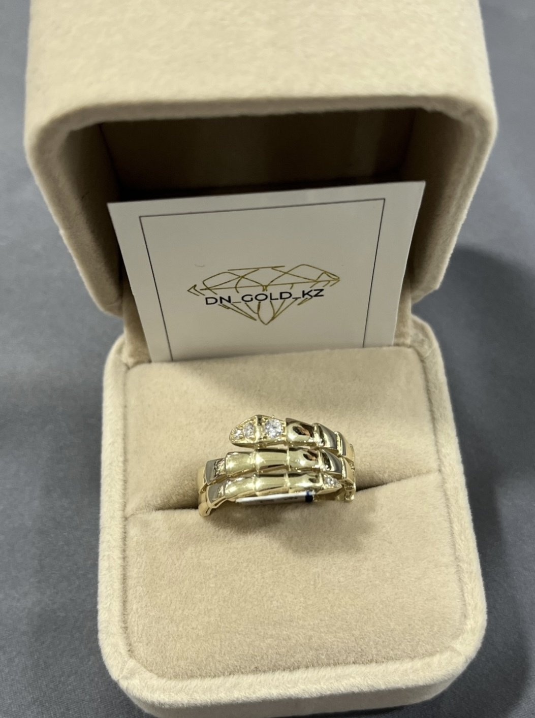 Кольцо Exclusive Gold KERIM размер регулируемый вес 3.55 г золото, без вставок купить,NaN
