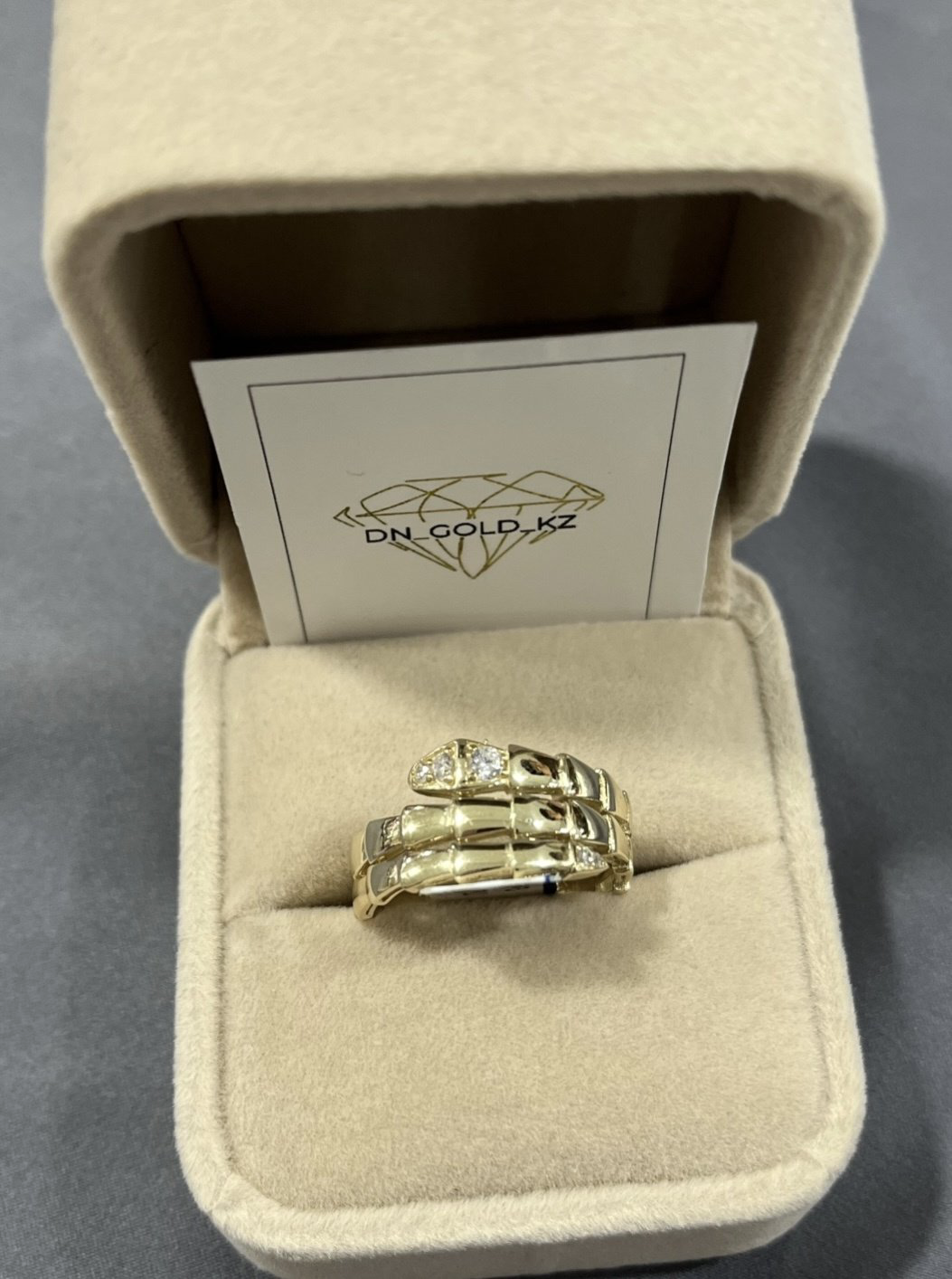 Кольцо Exclusive Gold KERIM размер регулируемый вес 3.55 г золото, без вставок купить,NaN