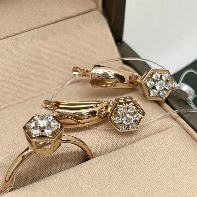 Exclusive Gold Aij276 вес 3.4 г золото, фианит купить,NaN