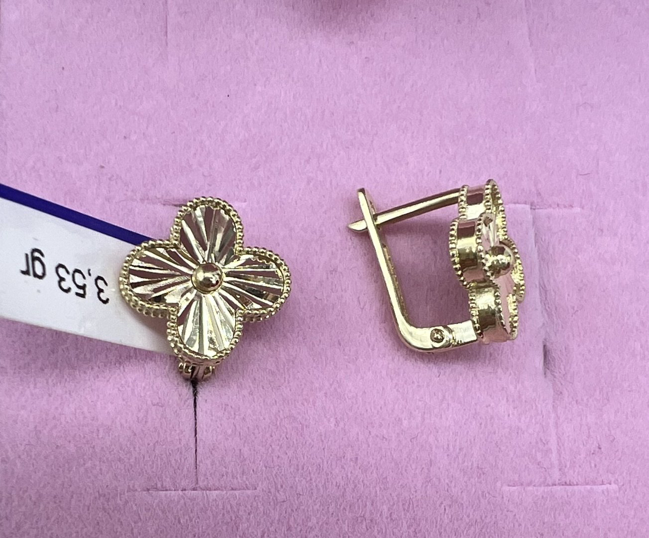 Серьги Italy Gold IT00675676 вес 3.53 г золото, без вставок купить,261950