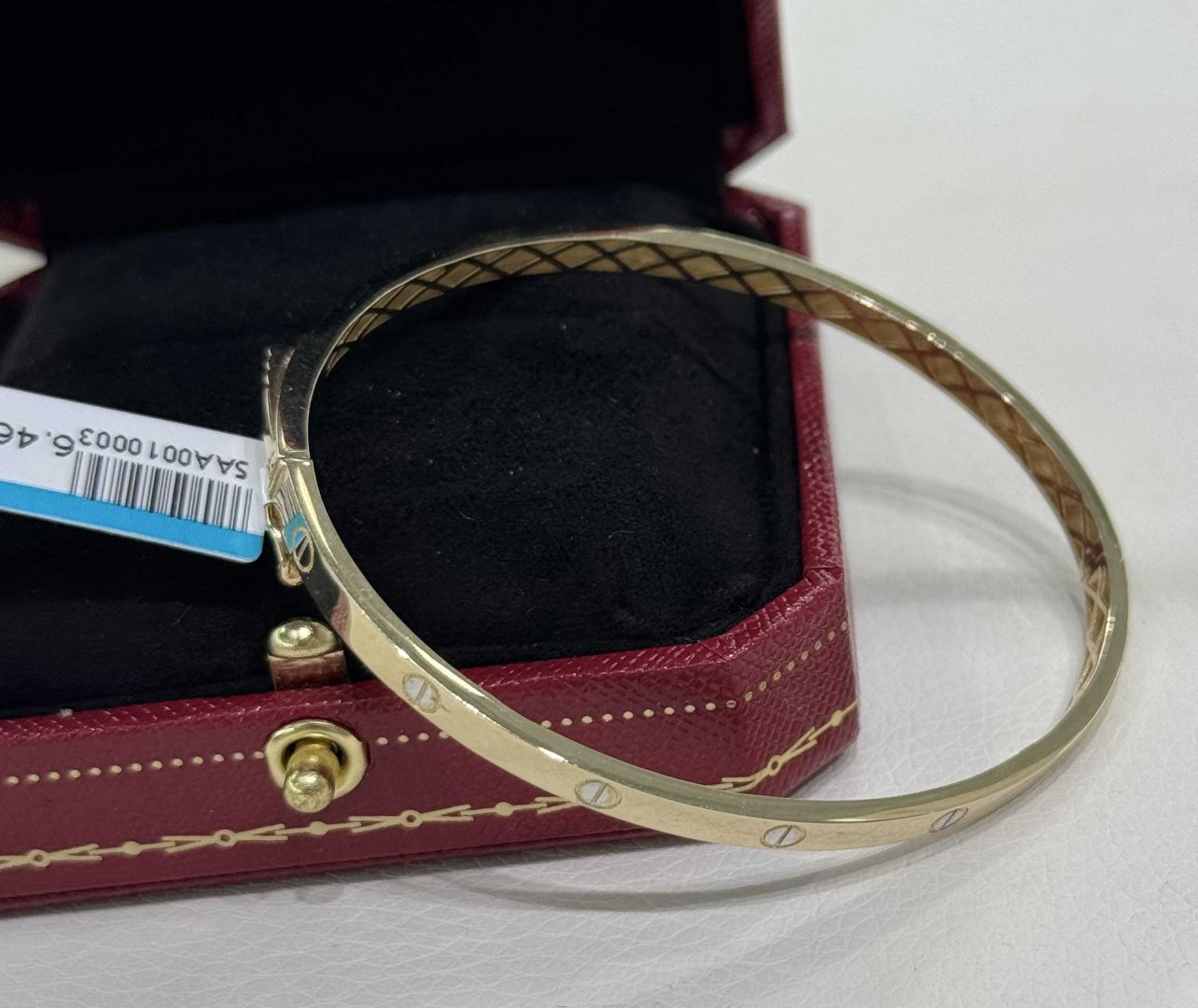 Браслет Exclusive Gold Aij351 длина 19 см, вес 6.46 г золото, плетение обод купить,516800