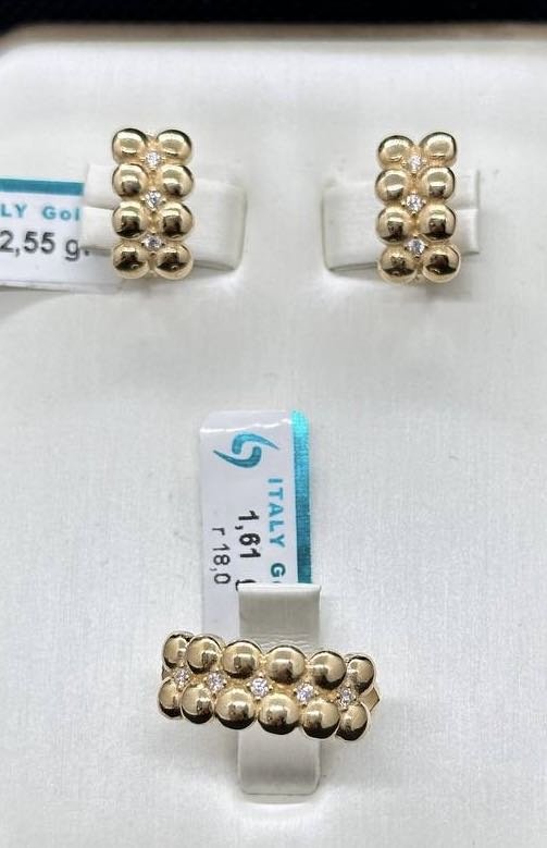 Exclusive Gold Aij405 вес 4.16 г золото, фианит купить,308450