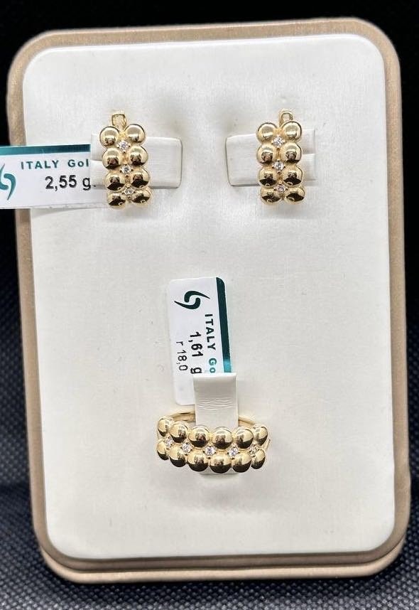 Exclusive Gold Aij405 вес 4.16 г золото, фианит купить,308450