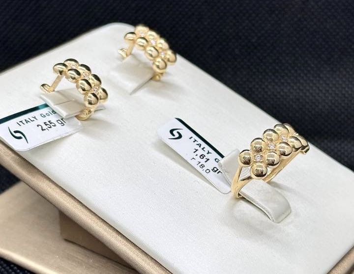 Exclusive Gold Aij405 вес 4.16 г золото, фианит купить,308450