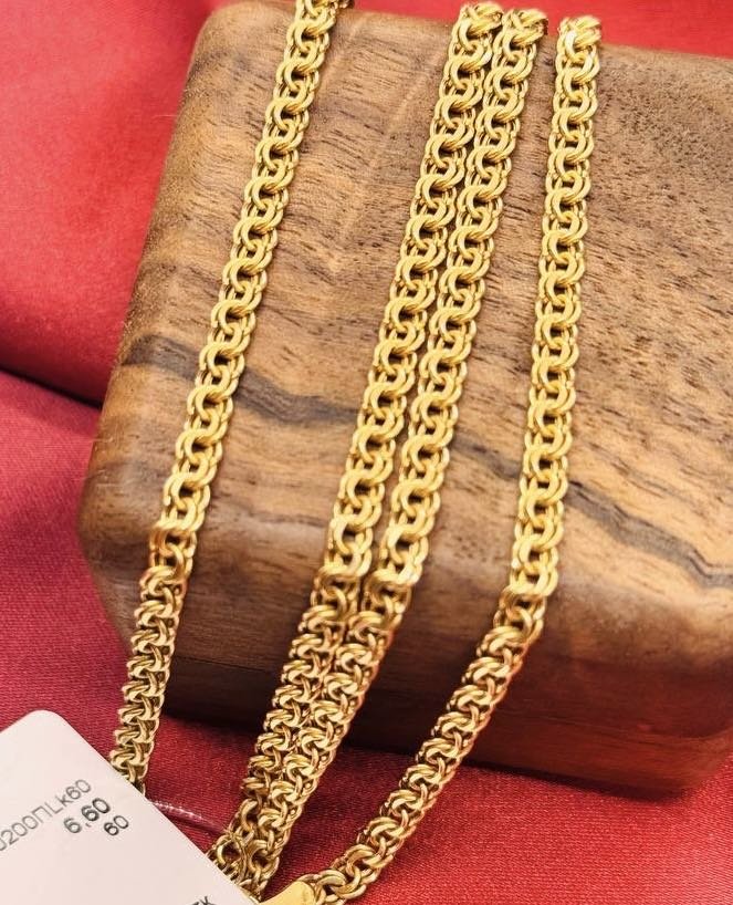 Цепь Exclusive Gold 017399 длина 60 см, вес 6.6 г золото, плетение бисмарк купить,500000