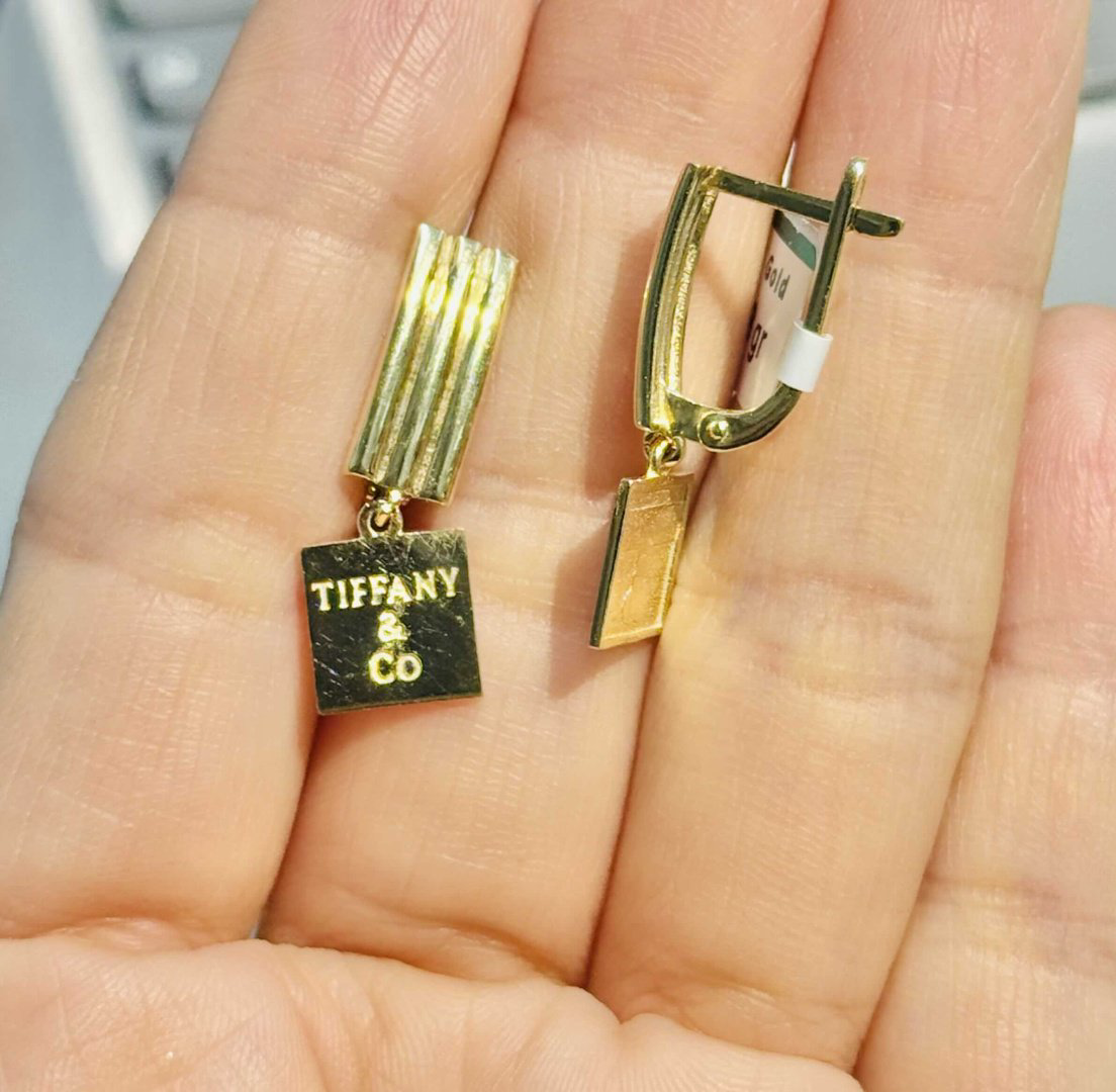 Серьги Exclusive Gold Aij431 вес 3.68 г золото, без вставок купить,NaN