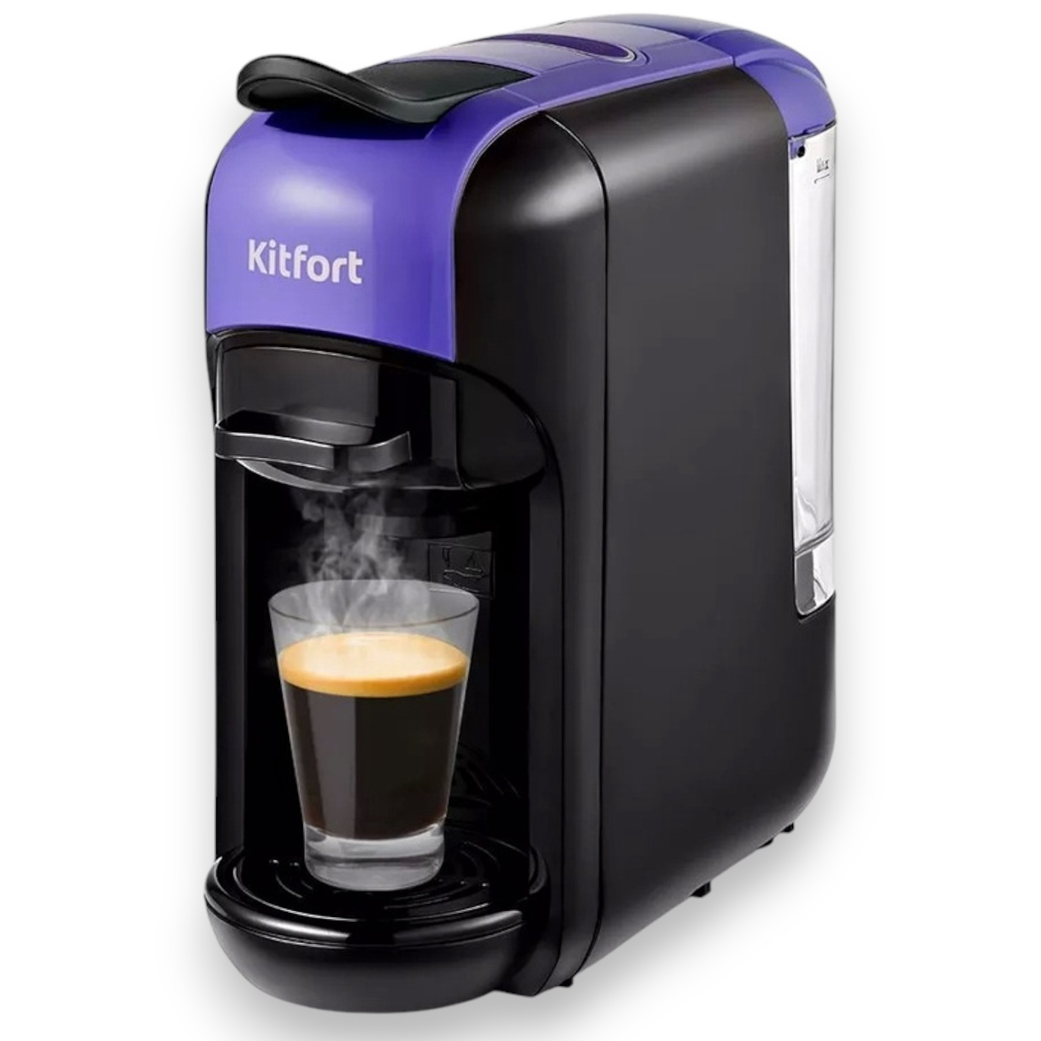 Кофеварка Kitfort КТ-7105-1 black/purple