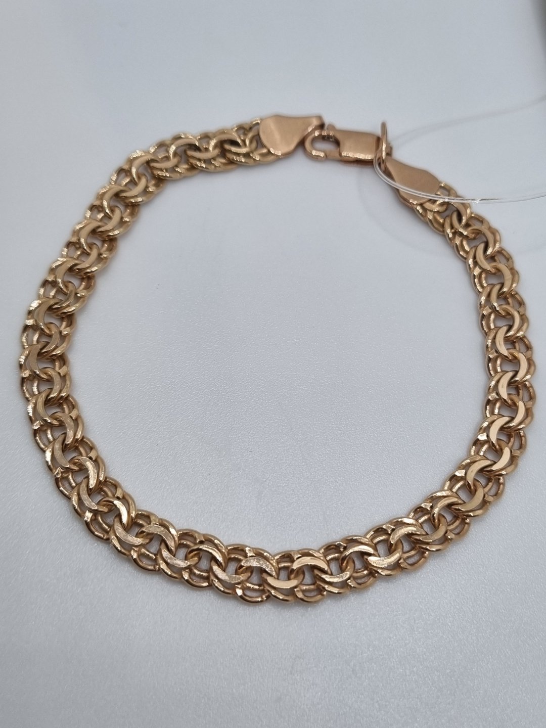 Браслет Zhanar Gold ZHA84-876 длина 19 см, вес 5.71 г золото, плетение бисмарк