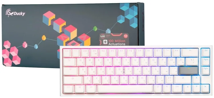 Клавиатура Ducky One 2 SF Cherry Red DKON1967ST-RRUPDWWT1 White купить,NaN