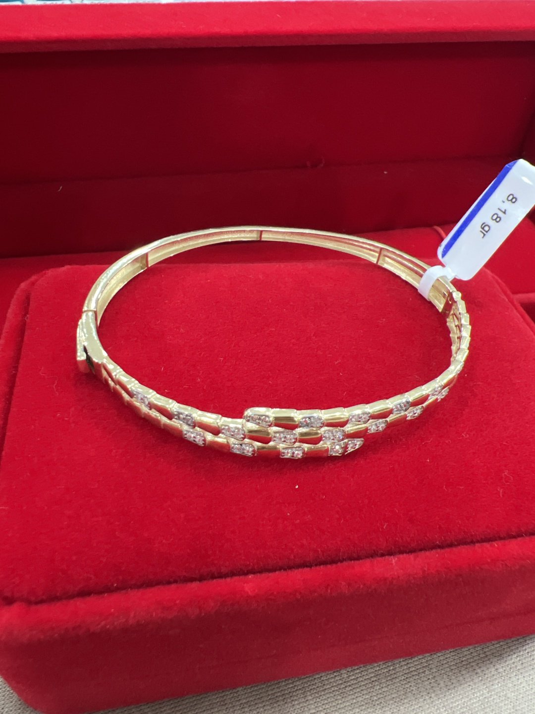 Браслет Italy Gold It0056439/34 длина 18 см, вес 8.18 г золото, плетение отсутствует