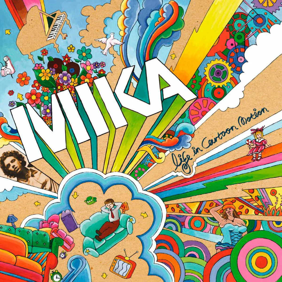 MIKA Life In Cartoon Motion (Remastered) 2LP купить,NaN