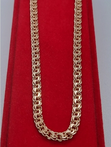Цепь Zhanar Gold ZHA84_698 длина 60 см, вес 11.88 г золото, плетение бисмарк