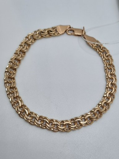 Браслет Zhanar Gold ZHA84-876 длина 19 см, вес 5.71 г золото, плетение бисмарк