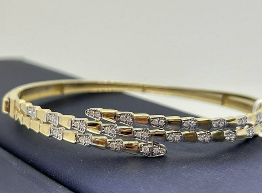 Браслет Exclusive Gold Aij298 длина 19 см, вес 8.2 г золото, плетение обод