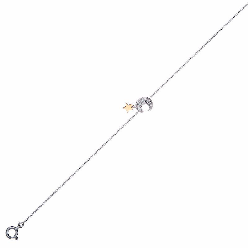 Браслет Crivelli 6674 crv 17,5р 0,06ct. купить,NaN