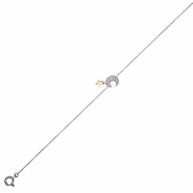 Браслет Crivelli 6674 crv 17,5р 0,06ct. купить,NaN