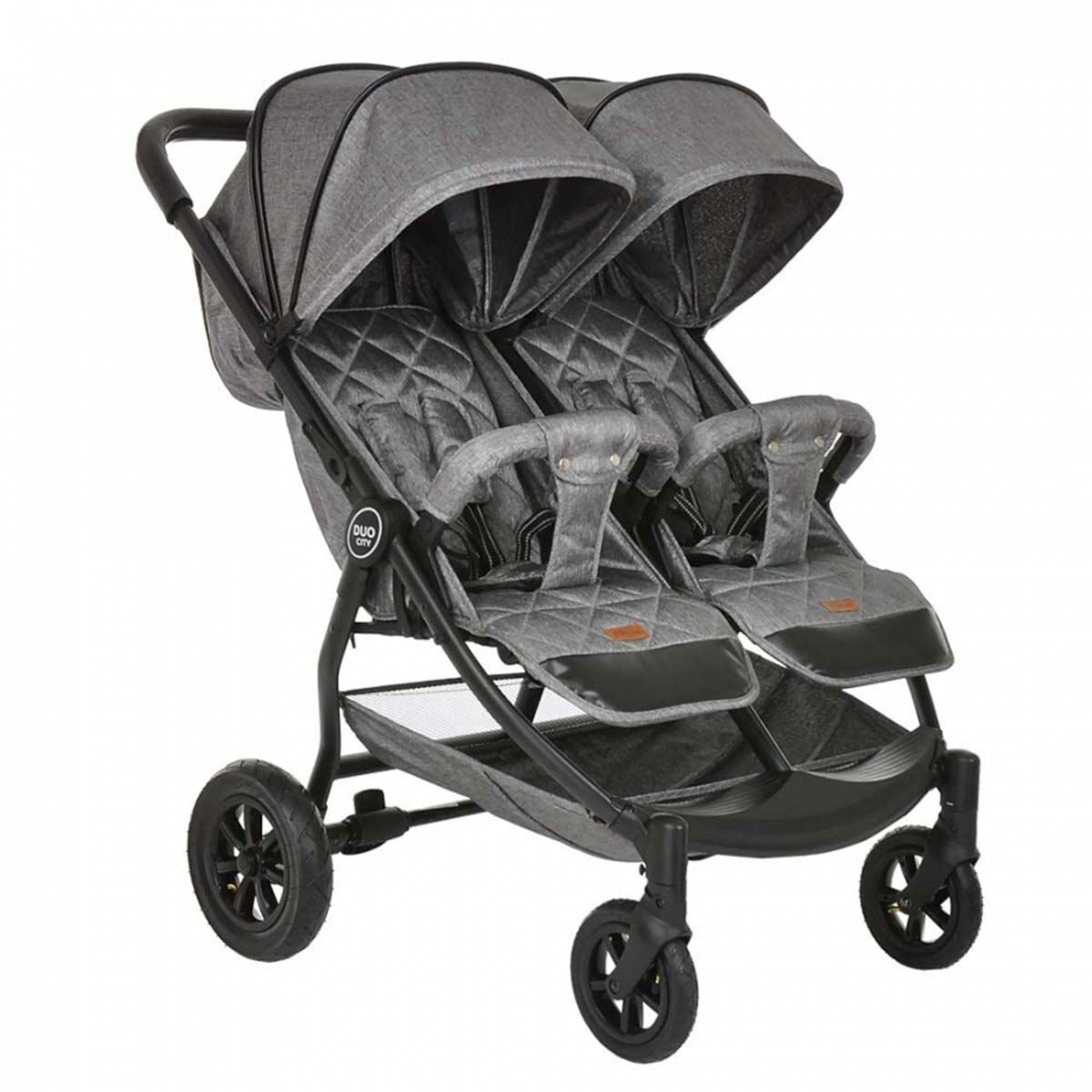 Коляска для двойни Pituso Duocity Grey Metallic купить,NaN