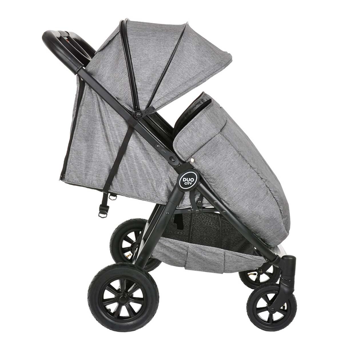 Коляска для двойни Pituso Duocity Grey Metallic купить,NaN