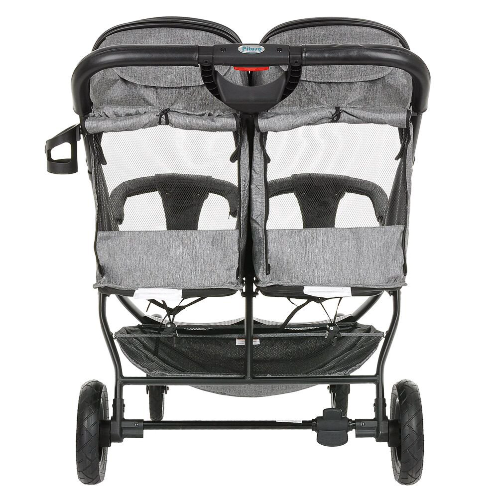 Коляска для двойни Pituso Duocity Grey Metallic купить,NaN