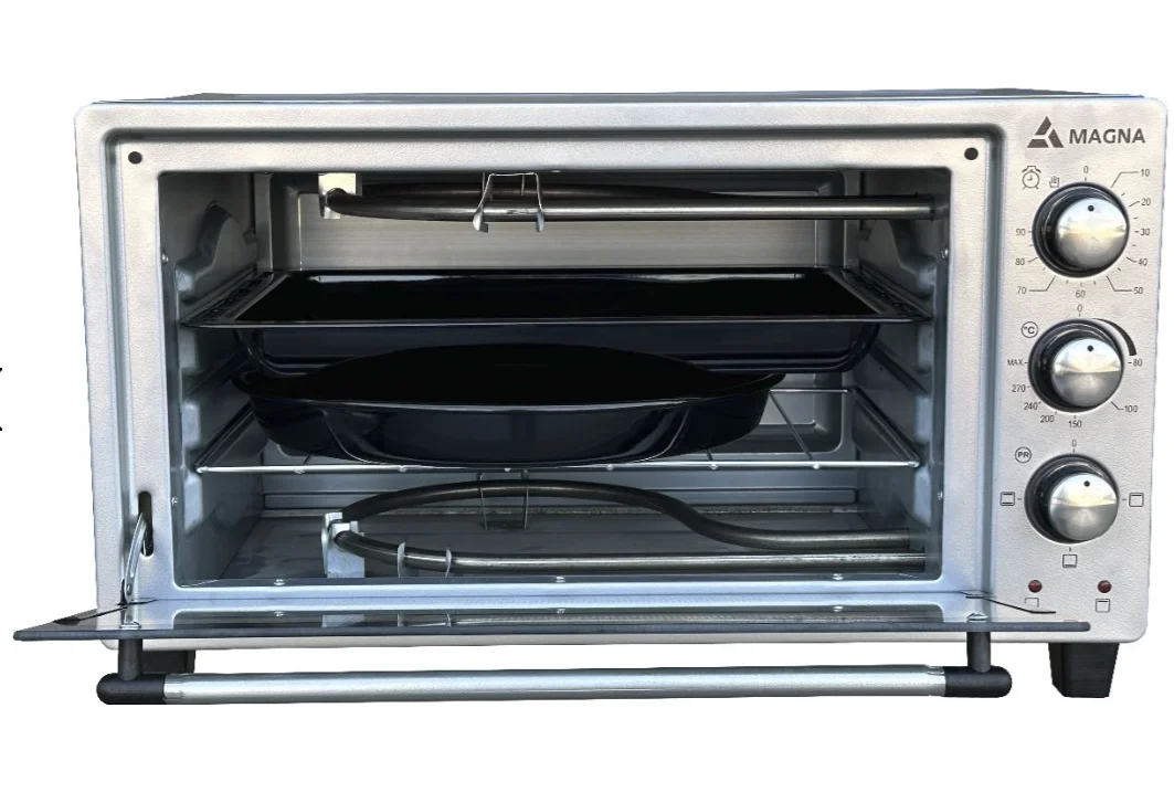 Мини-печь Magna MF3215-02S/8 серая - ForteMarket Мини-печь Magna MF3215-02S/8 серая купить,0