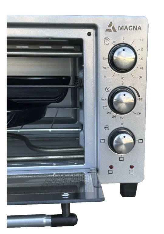 Мини-печь Magna MF3215-02S/8 серая - ForteMarket Мини-печь Magna MF3215-02S/8 серая купить,0