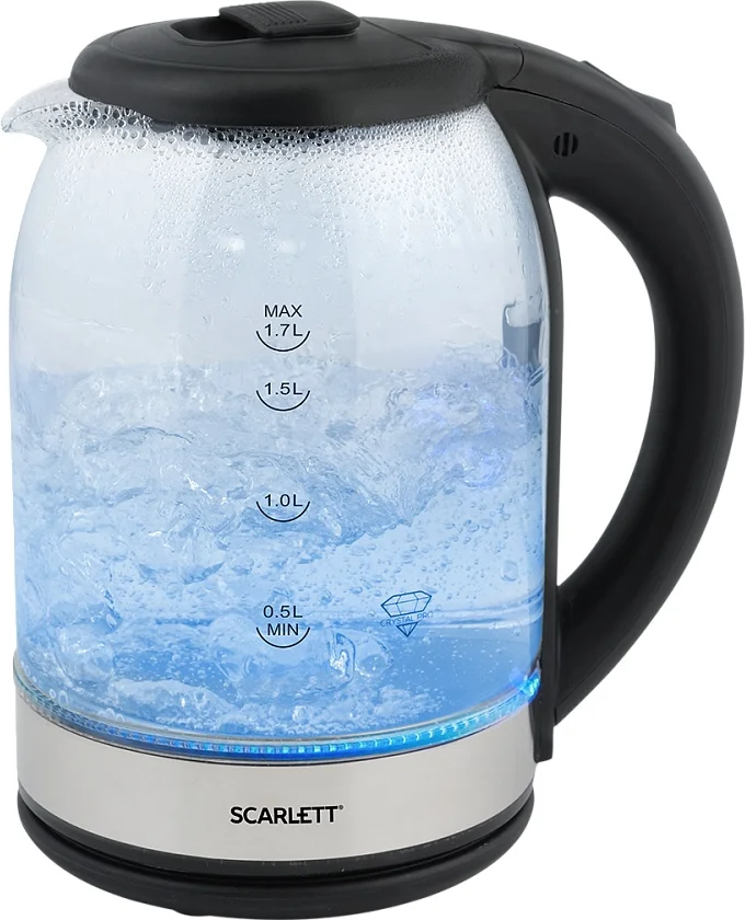 Чайник Scarlett SC-EK27G10 1.7 л серебристый