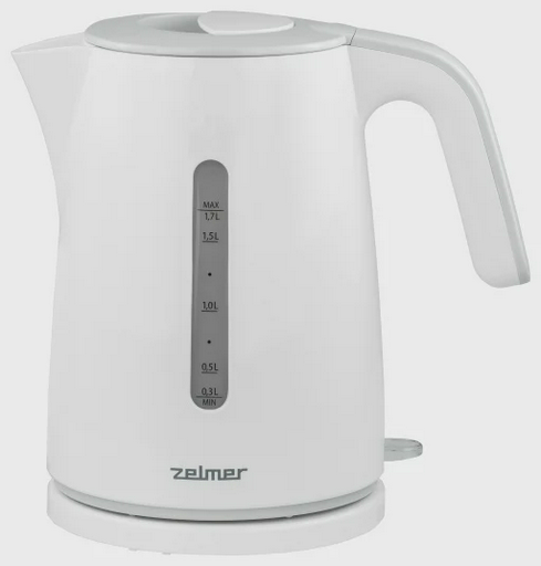 Электрочайник Zelmer ZCK7621S 1.7 л белый