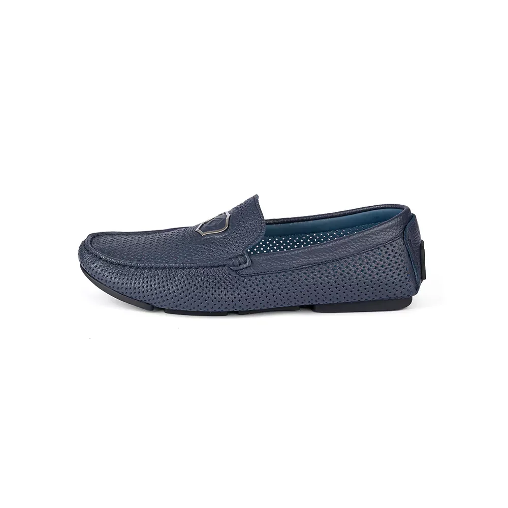 Мокасины Lucaguerrini 13049BV blue 45 купить,0