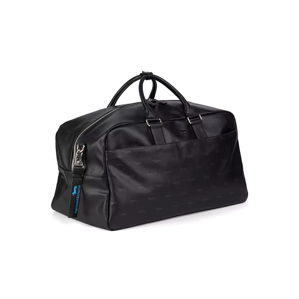 Сумка мужская Harmont & Blaine Duffle bag Blaine Allover 006 черная купить,NaN