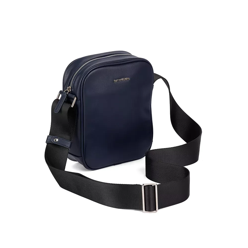 Сумка мужская Harmont & Blaine Reported bag Grained Solid 001 синяя купить,0