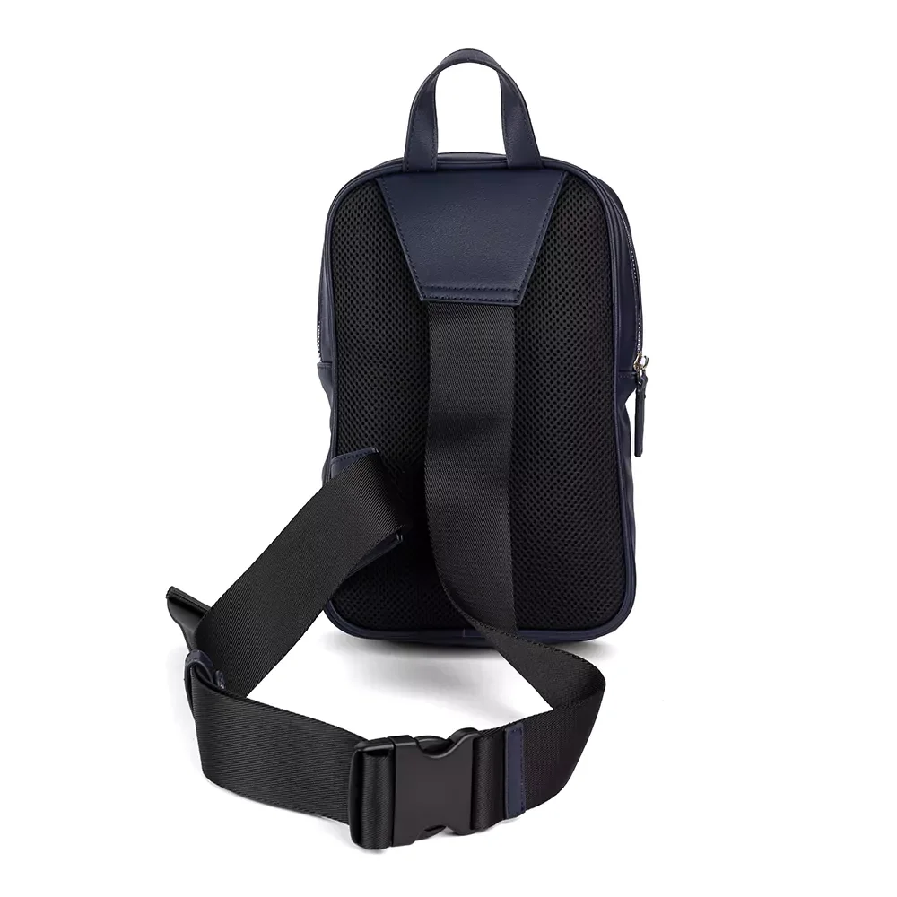 Сумка мужская Harmont & Blaine Chest Rig bag Grained Solid 003 синяя - ForteMarket Сумка мужская Harmont & Blaine Chest Rig bag Grained Solid 003 синяя купить,0