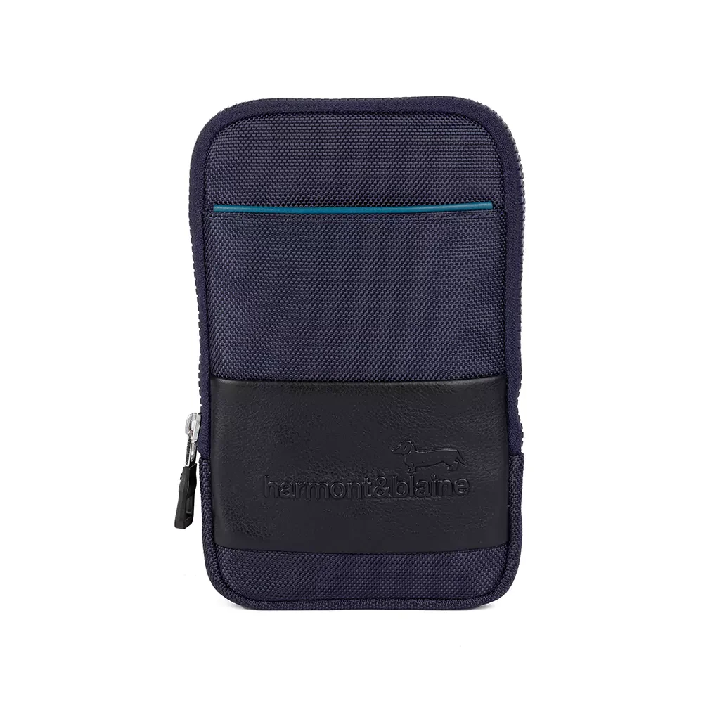 Сумка мужская Harmont & Blaine Cross body I-phone case H&B Easy carr синяя