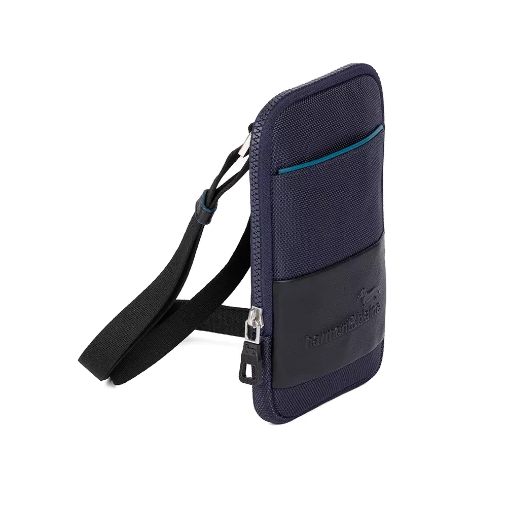 Сумка мужская Harmont & Blaine Cross body I-phone case H&B Easy carr синяя - ForteMarket Сумка мужская Harmont & Blaine Cross body I-phone case H&B Easy carr синяя купить,0