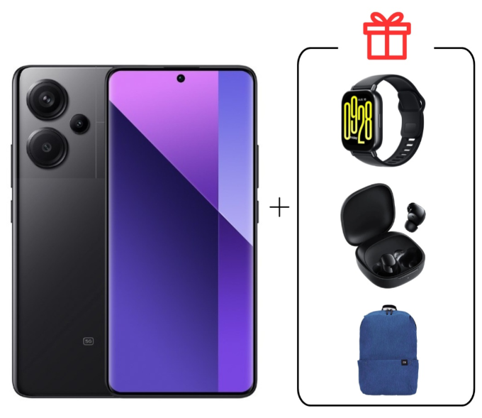 Смартфон Xiaomi Redmi Note 13 Pro+ 5G NFC 8/256GB Midnight Black + подарок купить,NaN