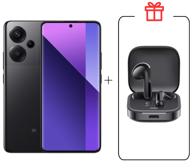 Смартфон Xiaomi Redmi Note 13 Pro+ 5G NFC 8/256GB Midnight Black + подарок купить,NaN