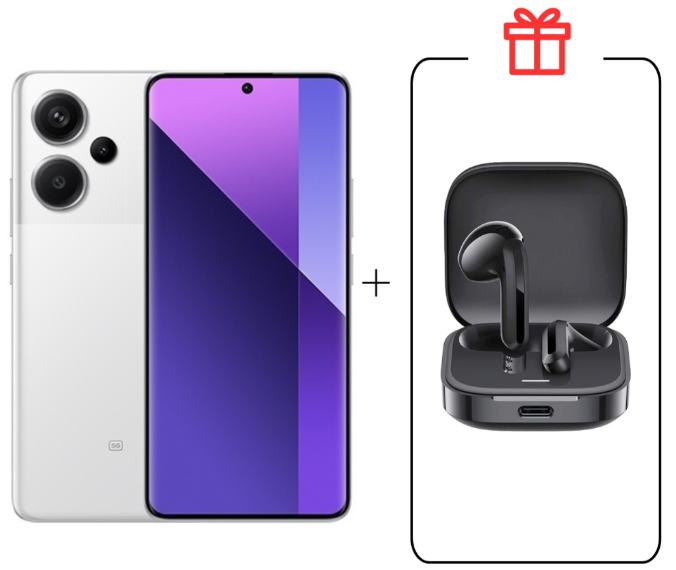 Смартфон Xiaomi Redmi Note 13 Pro+ 5G NFC 8/256GB Moonlight White + подарок купить,NaN