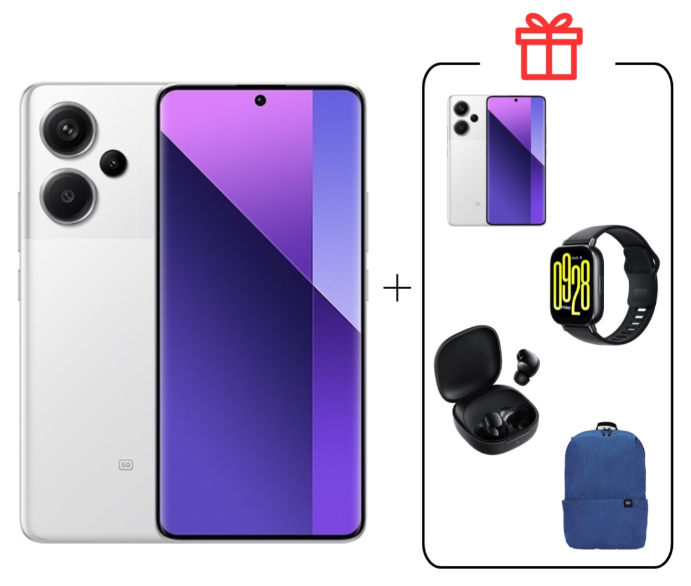 Смартфон Xiaomi Redmi Note 13 Pro+ 5G NFC 8/256GB Moonlight White + подарок купить,NaN