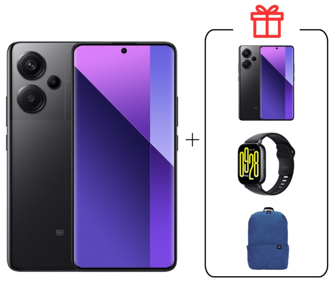Смартфон Xiaomi Redmi Note 13 Pro+ 5G NFC 8/256GB Midnight Black + подарок купить,NaN