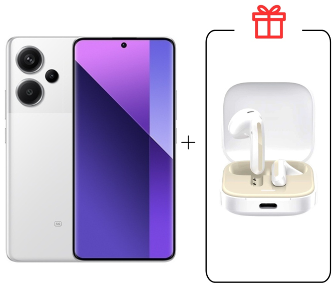 Смартфон Xiaomi Redmi Note 13 Pro+ 5G NFC 8/256GB Moonlight White + подарок купить,NaN