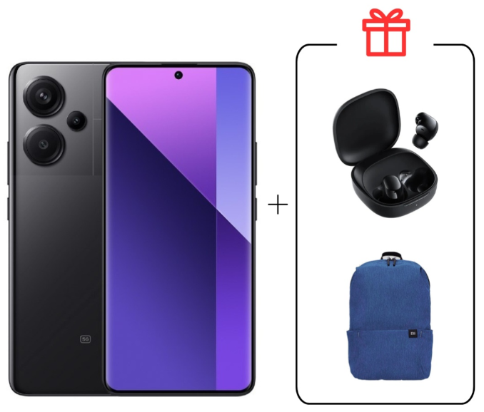 Смартфон Xiaomi Redmi Note 13 Pro+ 5G NFC 8/256GB Midnight Black + подарок купить,NaN