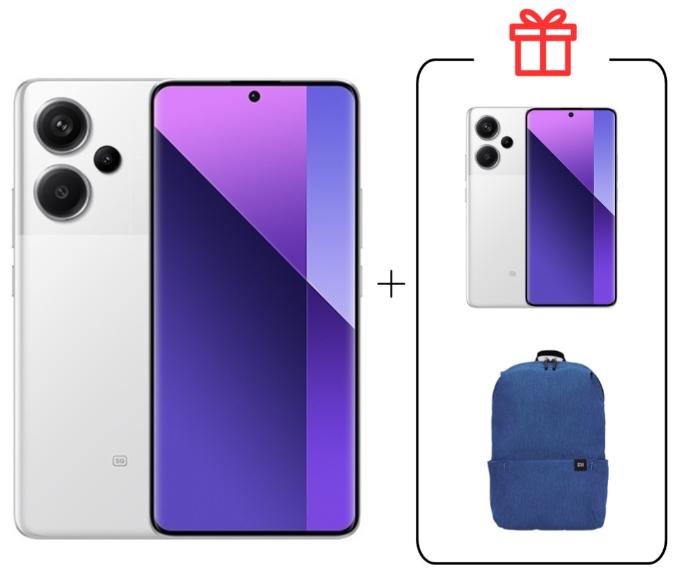 Смартфон Xiaomi Redmi Note 13 Pro+ 5G NFC 8/256GB Moonlight White + подарок купить,NaN